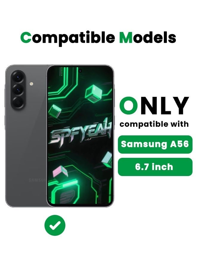 Nova future [2+2 Pack] Samsung Galaxy A56/A36 HD Screen Protector with Camera Lens Protector, [9H Hardness][Touch Sensitive][Fingerprint Unlock][Bubble Free][Case Friendly] Protector Set for Samsung A56/A36 6.7 inch - Image 2